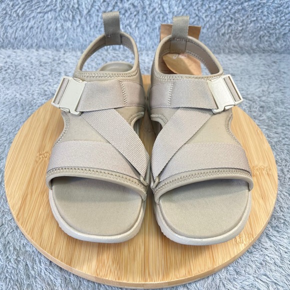 Asics Sandals Tan Mens 11 Gel-Quantum 90 SD Athleisure Buckle Strap Comfort main image 9